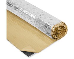 Radiatorfolie - Geluidsisolatiemat voor auto – voor deur, vloer, kofferdeksel, geluidsisolerend schuim 50x200cm
