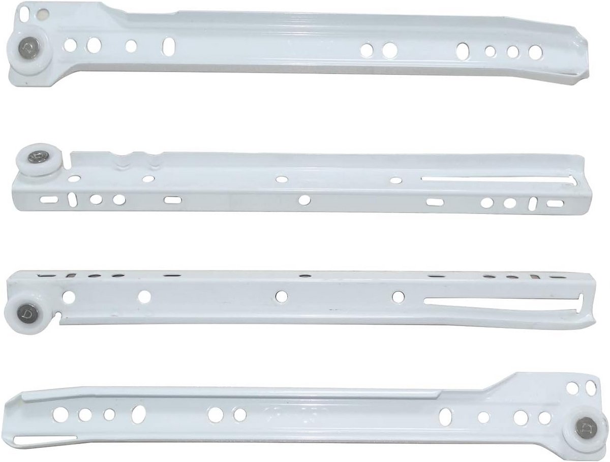 Glijrail met wielen 25 kg - 25 cm voor optimale veiligheid en functionaliteit