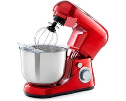 SNJY® Deegmachine - Kneedmachine - Deegmixer - 5L - 1300 W - Rood