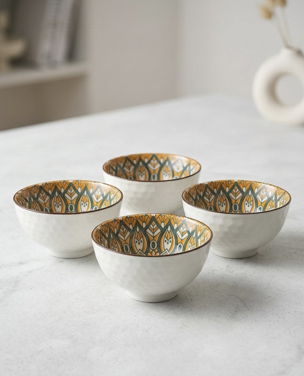 4 delig kommen set - african set - african editie
