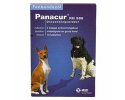 Panacur Ontworming - Middelgroot En Grote Hond - 10 Tabletten