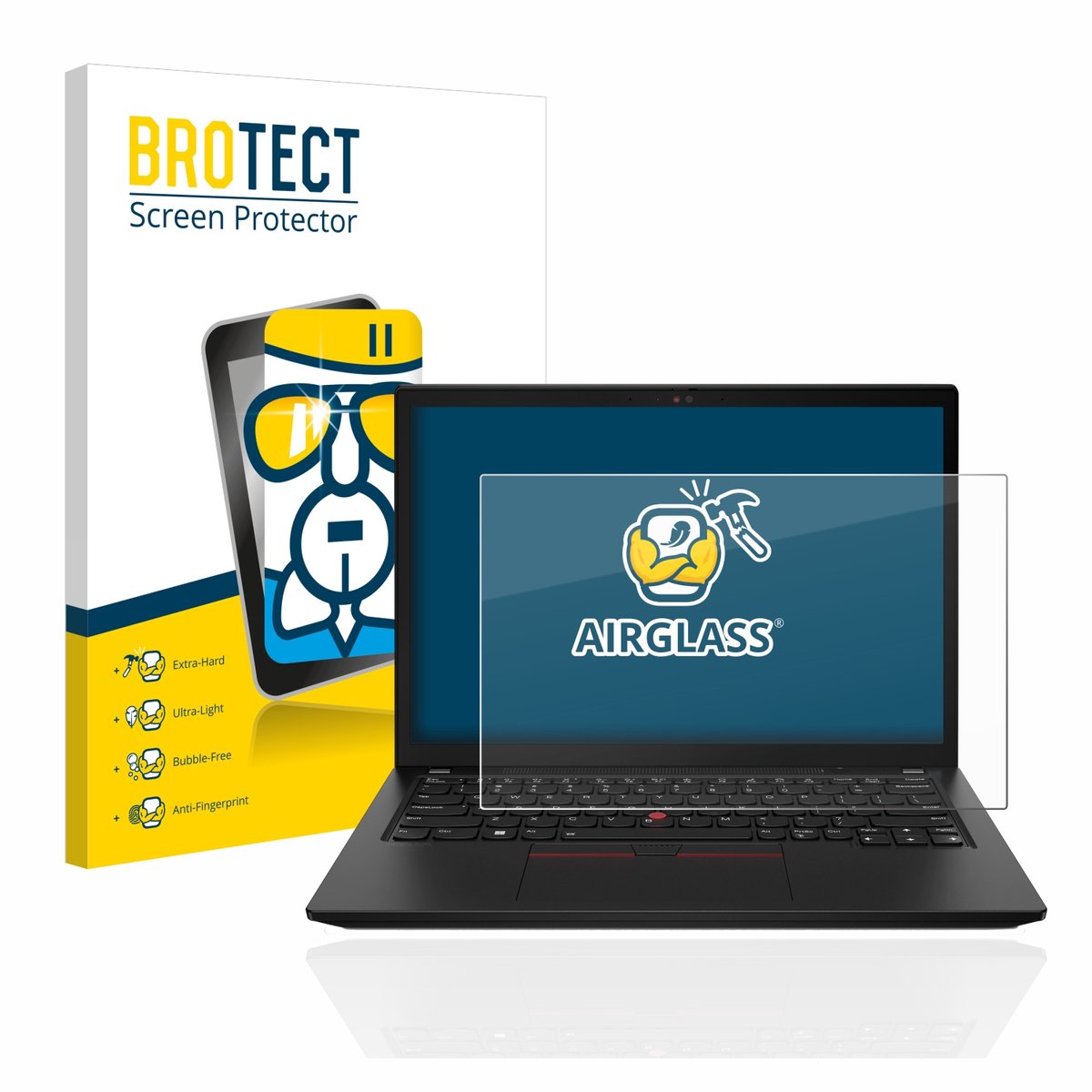 Screenprotector voor Lenovo ThinkPad X13 Gen 3 Beschermglas transparant