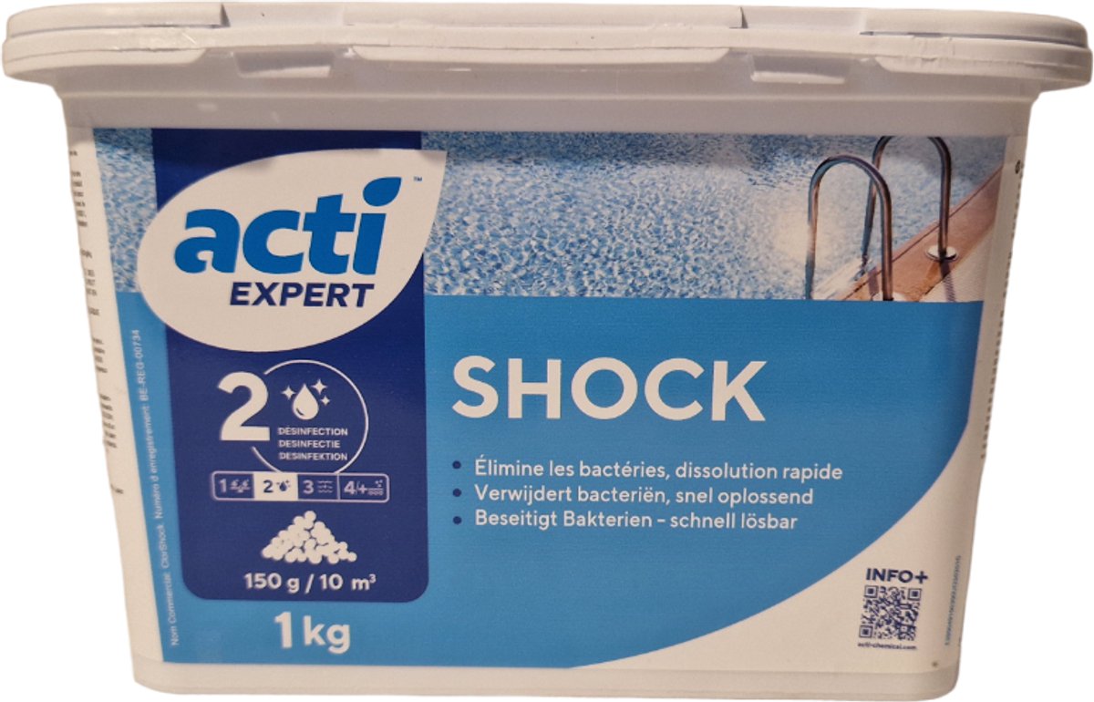 Acti shock chloorpoeder 1kg