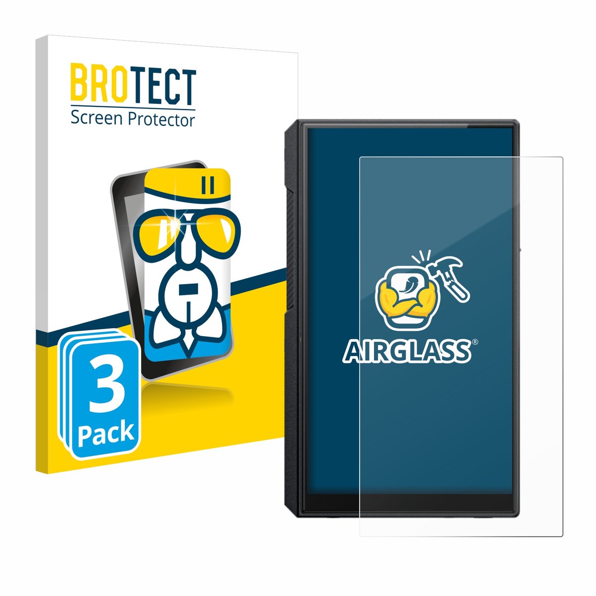 Screenprotector 3 Stuks voor FiiO M11s Beschermglas transparant