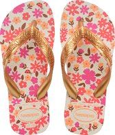 Havaianas HAV. KIDS FLORES BEIGE/Goud Meisjes Slippers - beige/Goud