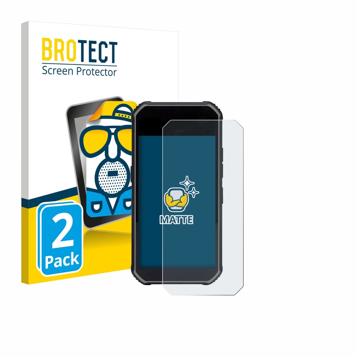 BROTECT - Screenprotector voor SkyCaddie Pro 5X - Folie Beschermfolie matte 2 Stuks