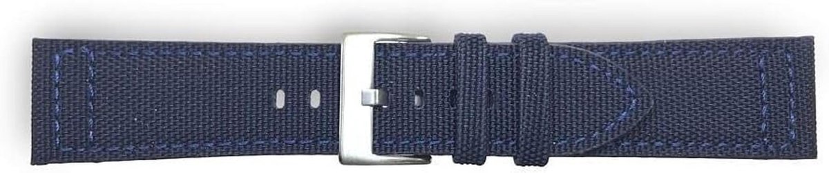 Leren Horlogeband met Kevlar, 18-24 mm, Echt Leer, Roestvrij Stalen Gesp, Handgemaakt, Hypoallergeen