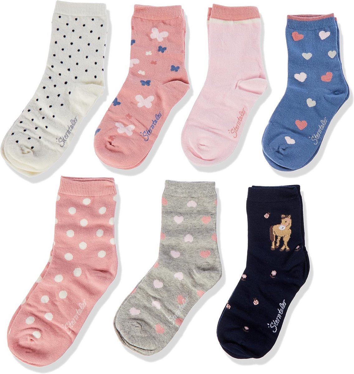 Sokken voor baby's en peuters, 7 paar, zacht en comfortabel