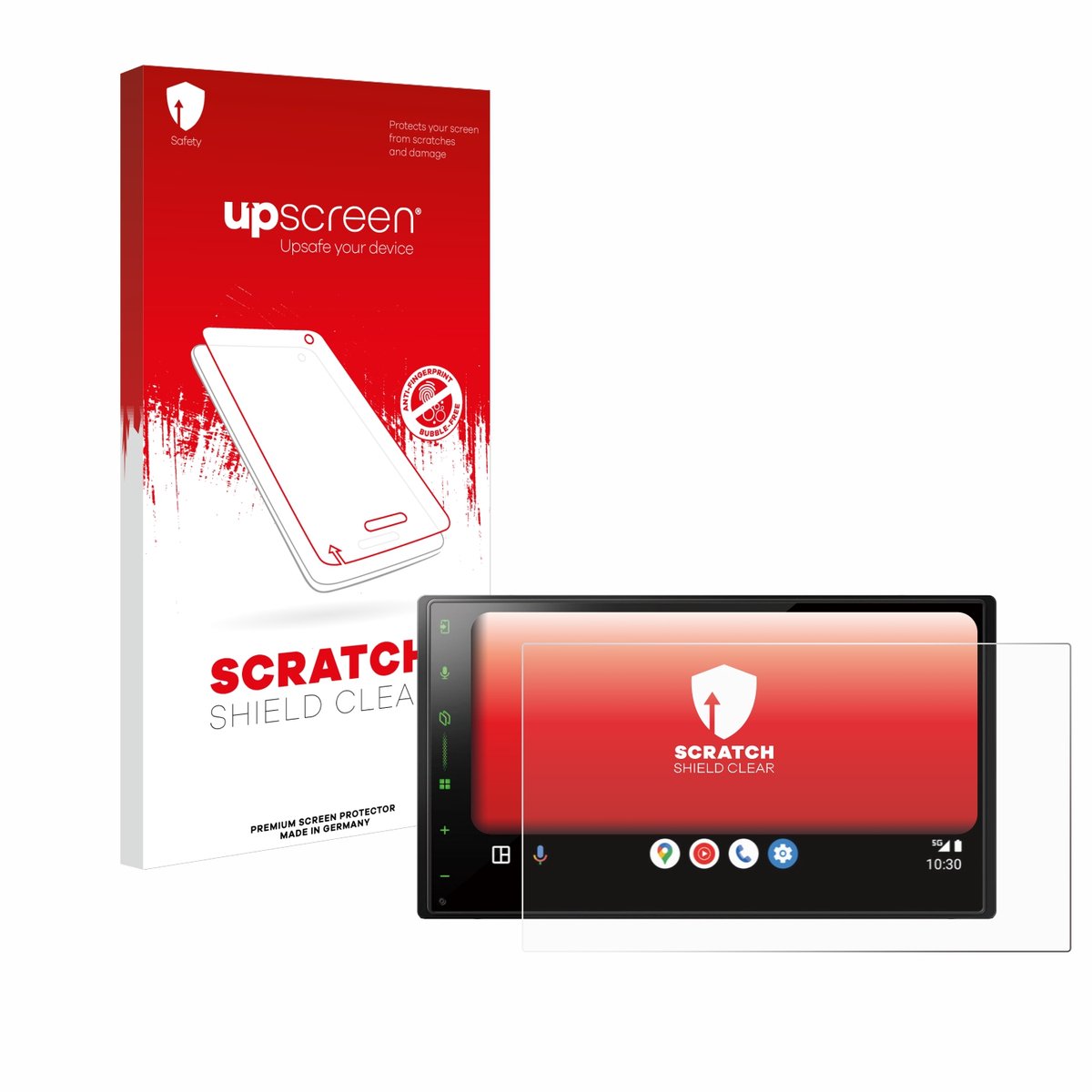upscreen - Screenprotector voor Pioneer SPH-DA77DAB - Folie Beschermfolie transparant