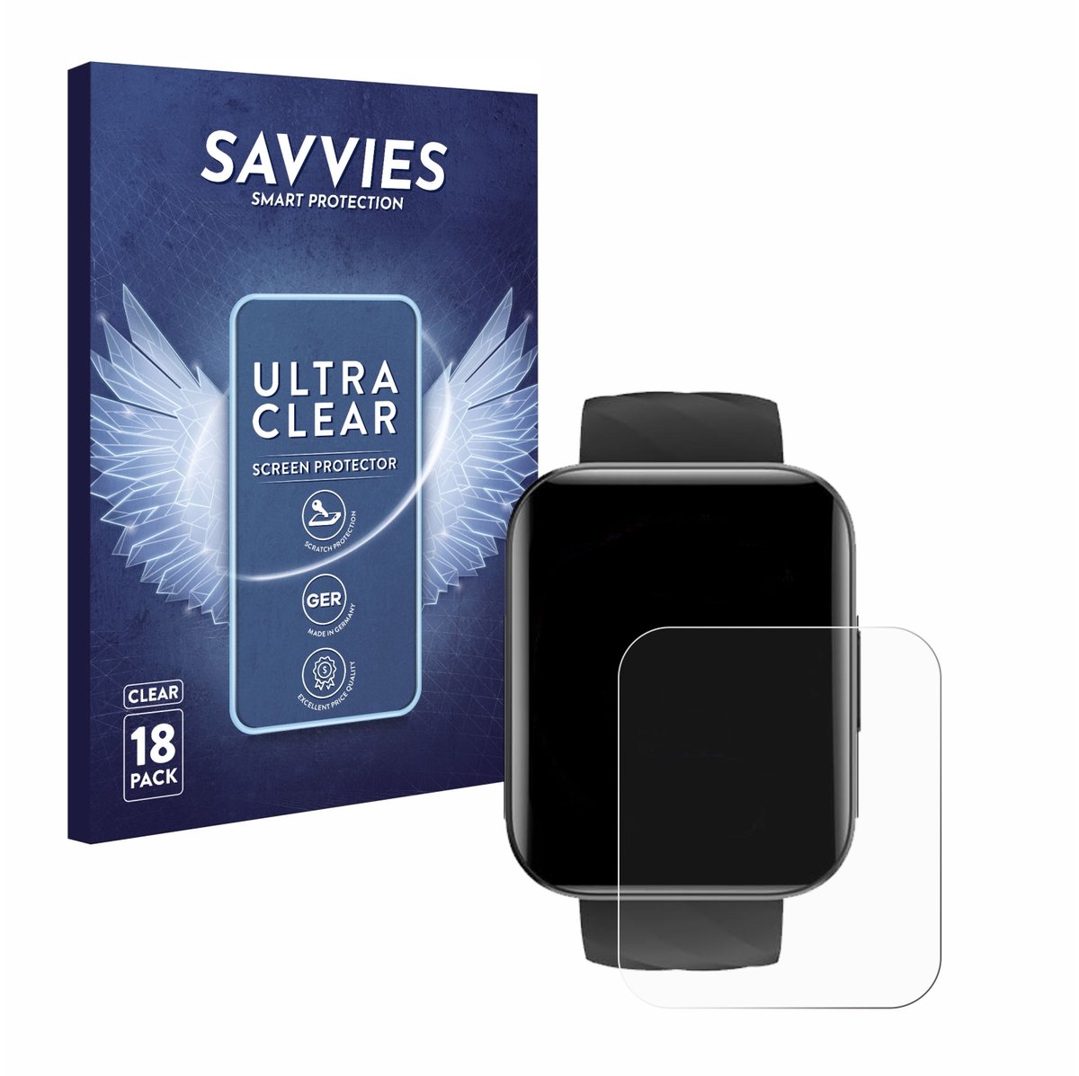 Savvies - Screenprotector voor Dakofied D1 - Folie Beschermfolie transparant 18 Stuks