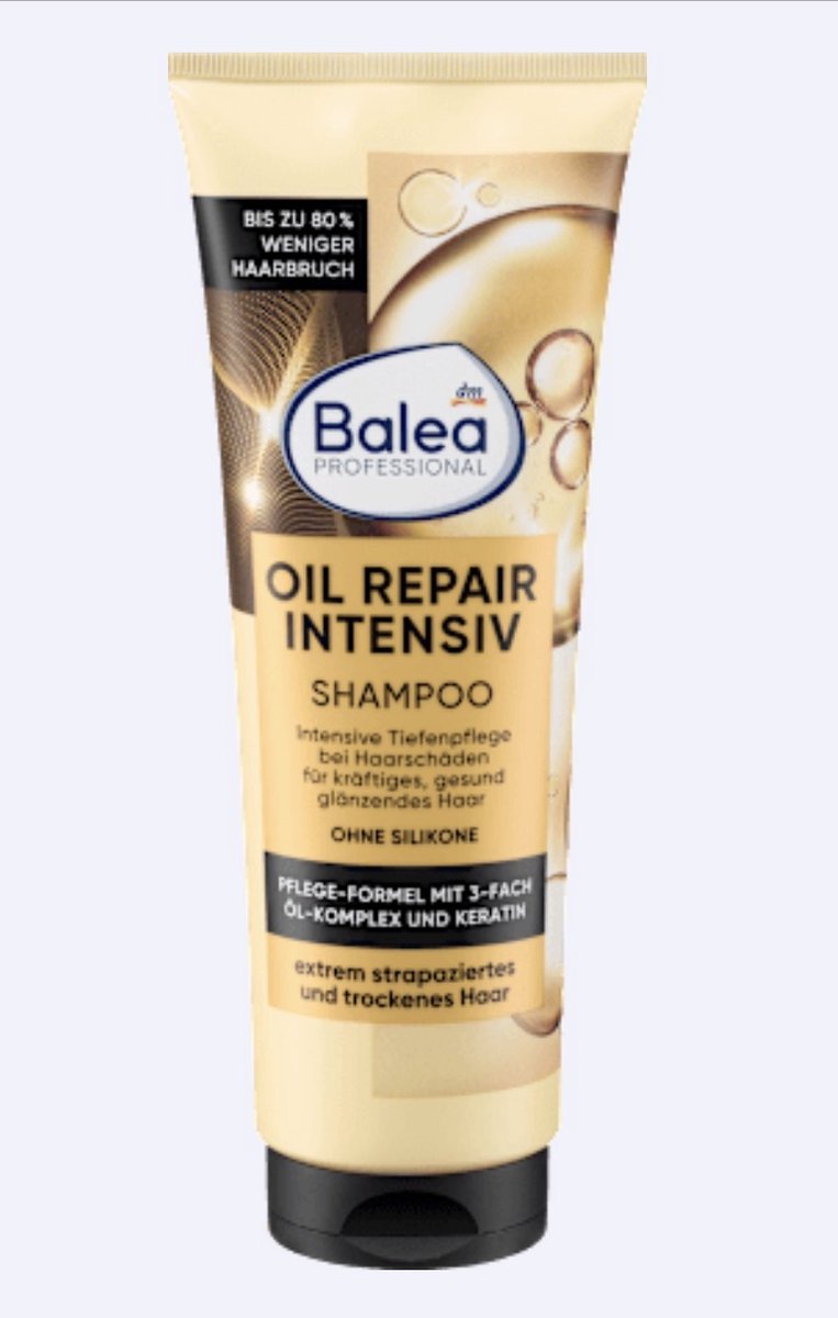 Balea PROFESSIONAL Shampoo Oil Intensive, 250 ml