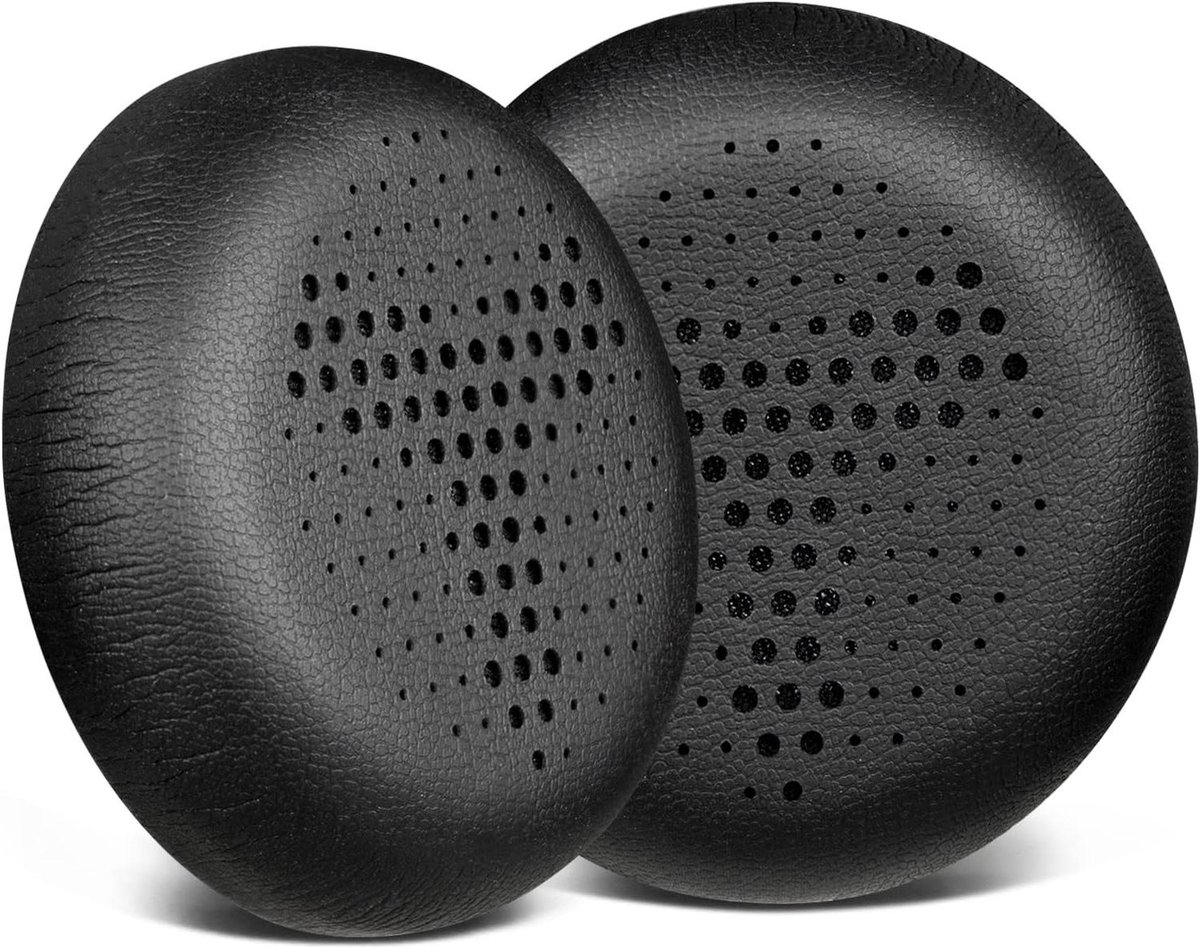 Vervangende Oorkussens Bluetooth Hoofdtelefoon - Zacht Proteïneleren Earpads Zwart