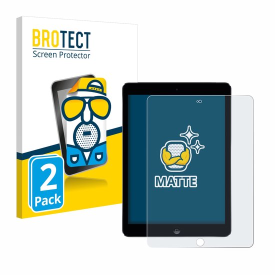 BROTECT - Protecteur d'écran pour Apple iPad Air 2 2014 - Film de protection mat (2 Pièces)