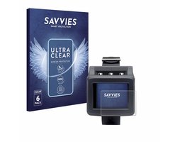 Savvies - Screenprotector voor Uwatec Galileo G2 - Folie Beschermfolie transparant 6 Stuks