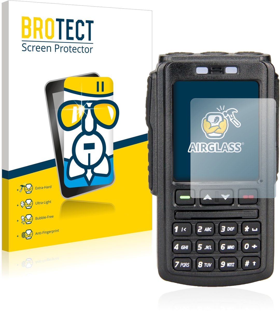 Screenprotector voor AnyTone BT-01 Beschermglas transparant