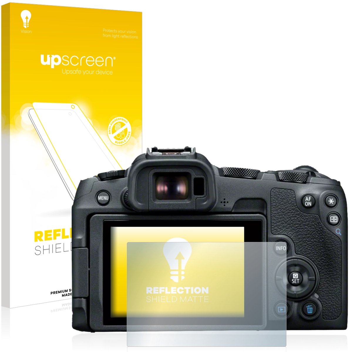 upscreen - Screenprotector voor Canon EOS R8 - Folie Beschermfolie anti glare matte