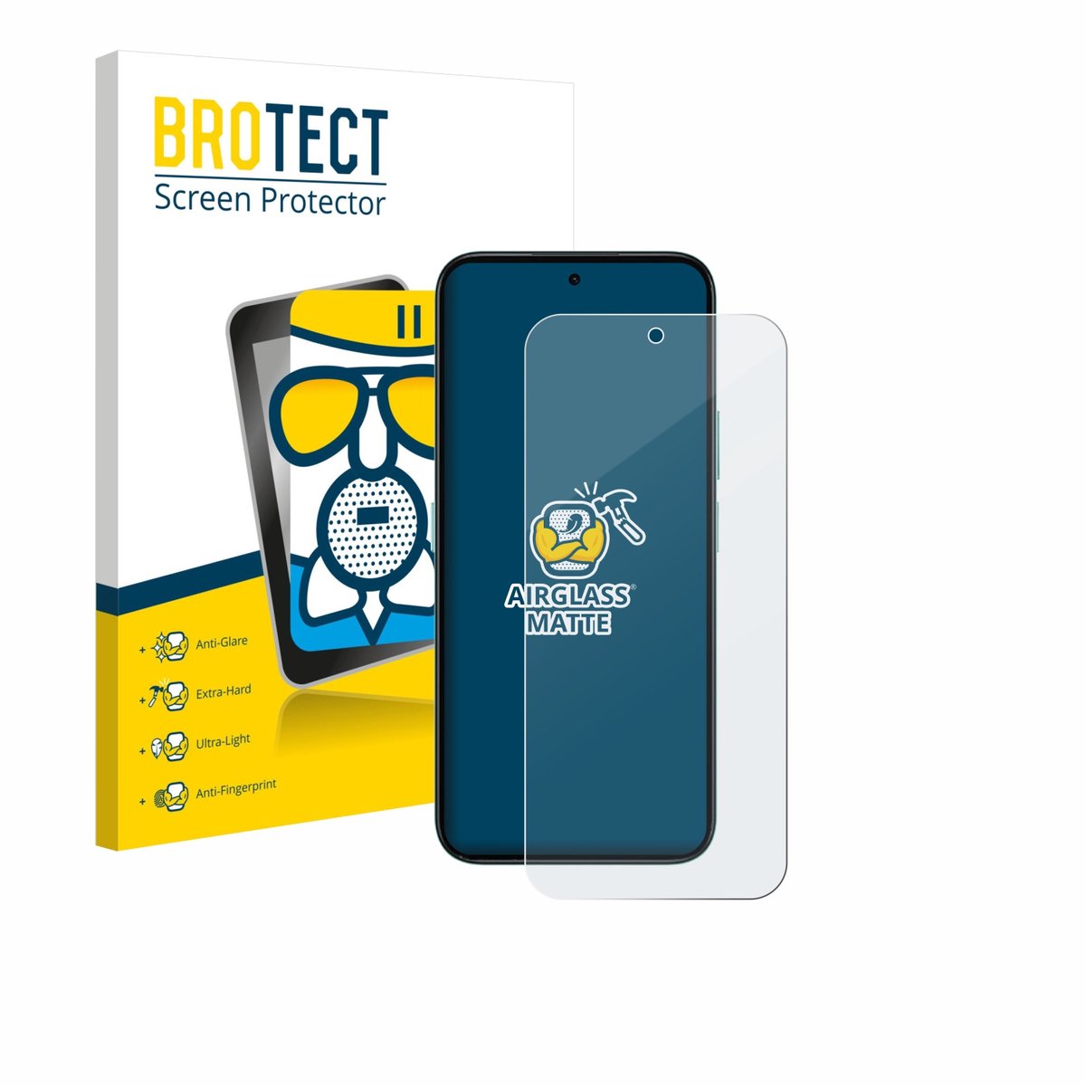 BROTECT - Screenprotector voor Honor Play 10C - Folie Beschermfolie Beschermglas matte