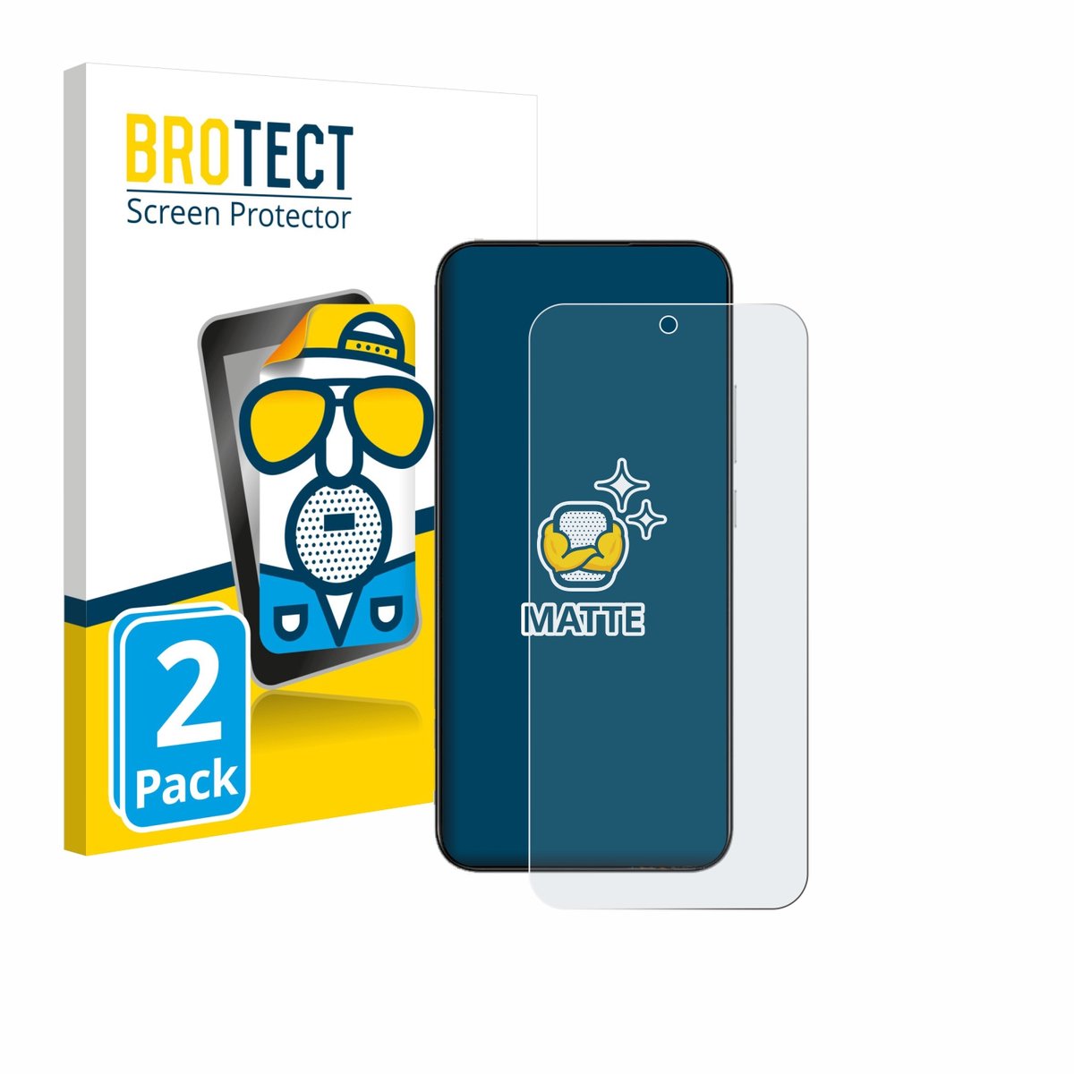 BROTECT - Screenprotector voor realme Narzo 90 - Folie Beschermfolie matte 2 Stuks