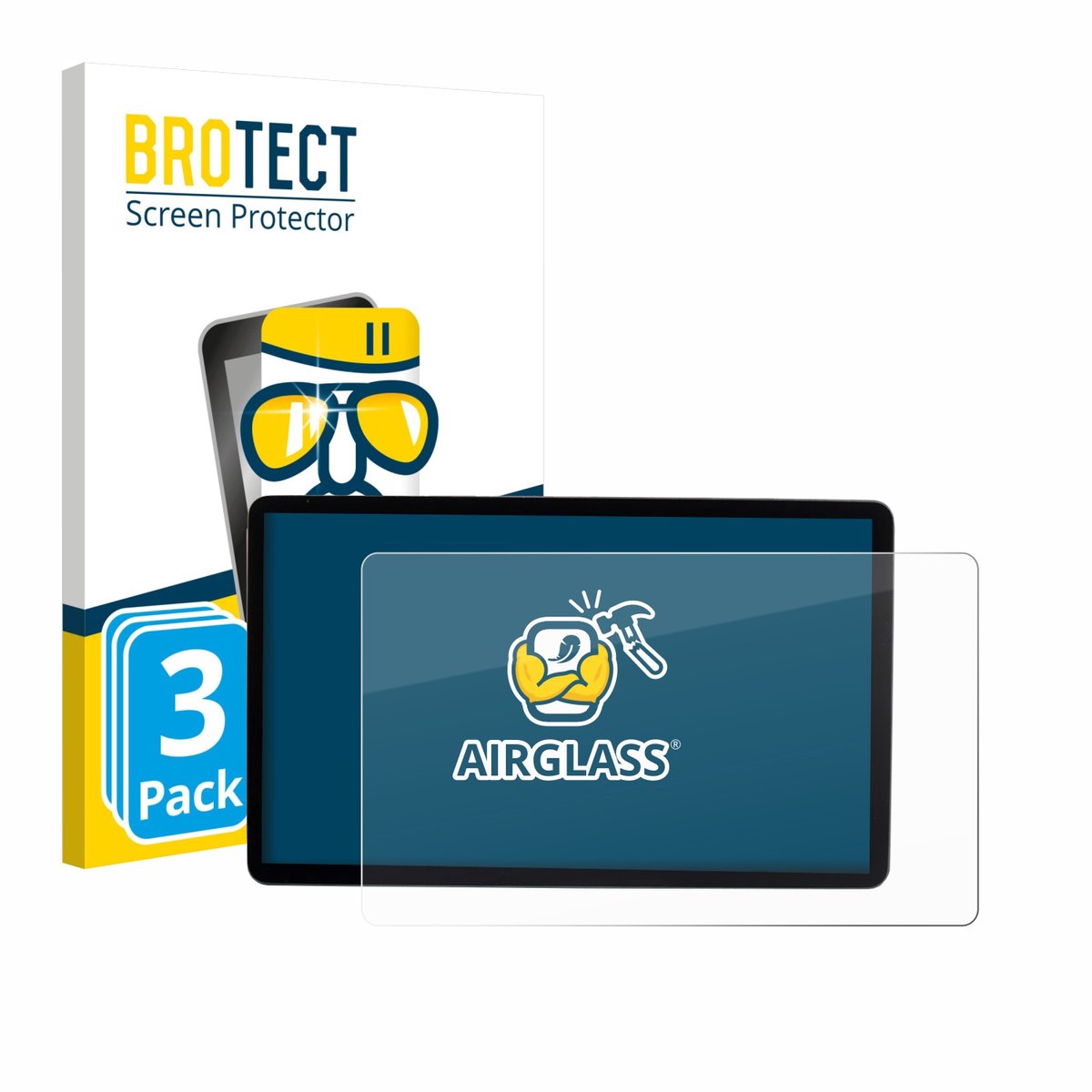 Screenprotector 3 Stuks voor MG S5 EV 12.8" Beschermglas transparant
