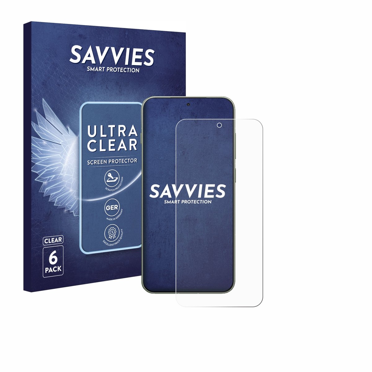 Savvies - Screenprotector voor OnePlus 13T - Folie Beschermfolie transparant 6 Stuks