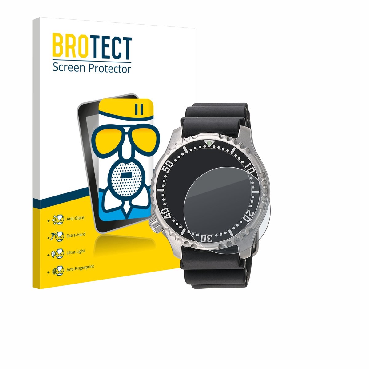 BROTECT - Screenprotector voor Citizen NY0040 - Folie Beschermfolie Beschermglas matte