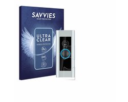 Savvies - Screenprotector voor Ring Video Doorbell Pro (Version 2) - Folie Beschermfolie transparant 18 Stuks