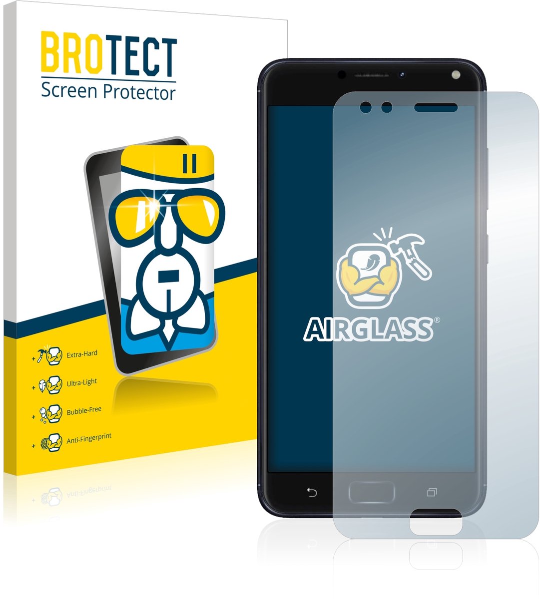 Screenprotector voor ASUS ZenFone 4 ZE554KL Beschermglas transparant