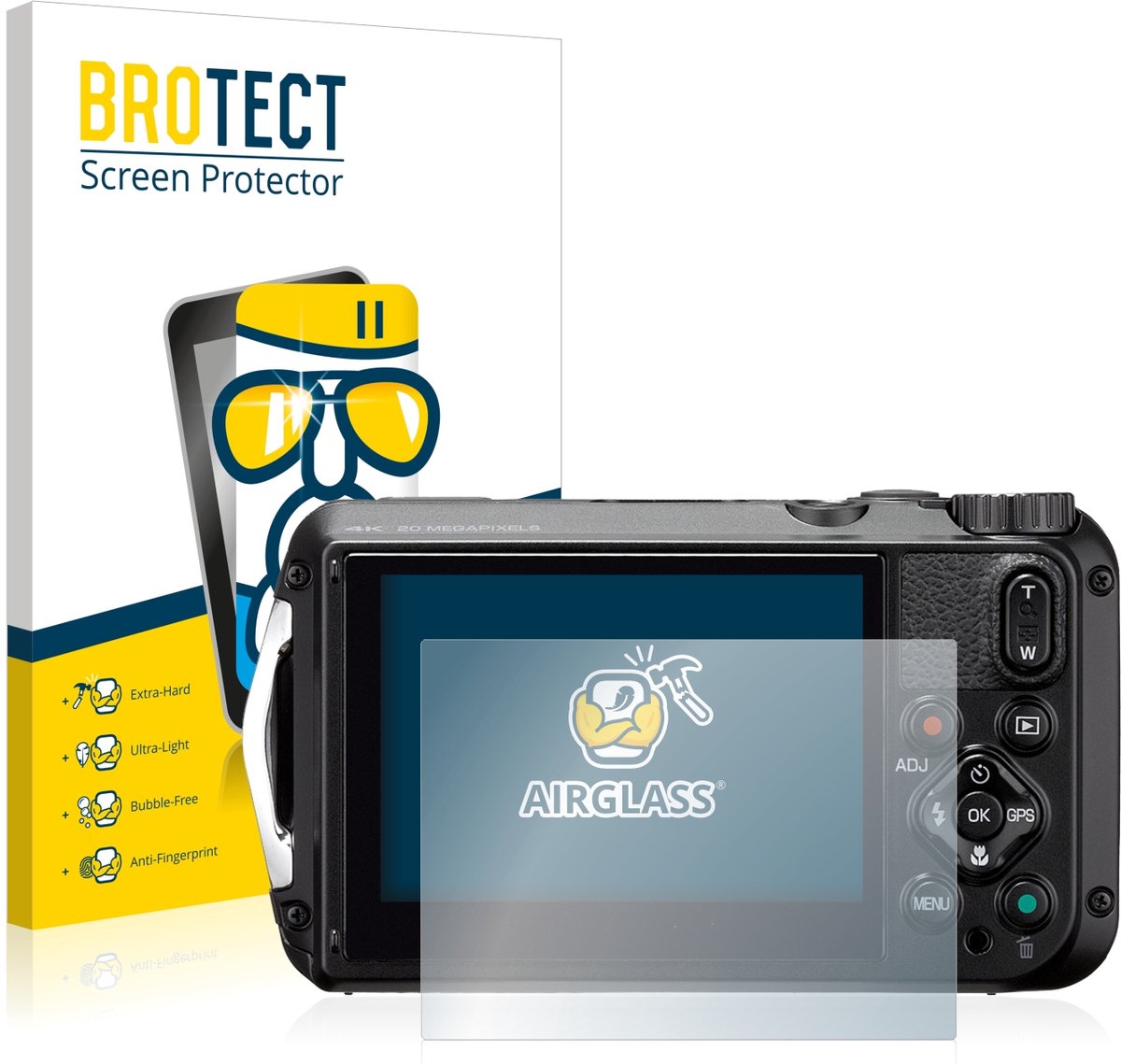 Screenprotector voor Ricoh WG-6 Beschermglas transparant