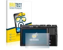 BROTECT - Screenprotector voor Fujifilm XF10 - Folie Beschermfolie transparant 2 Stuks