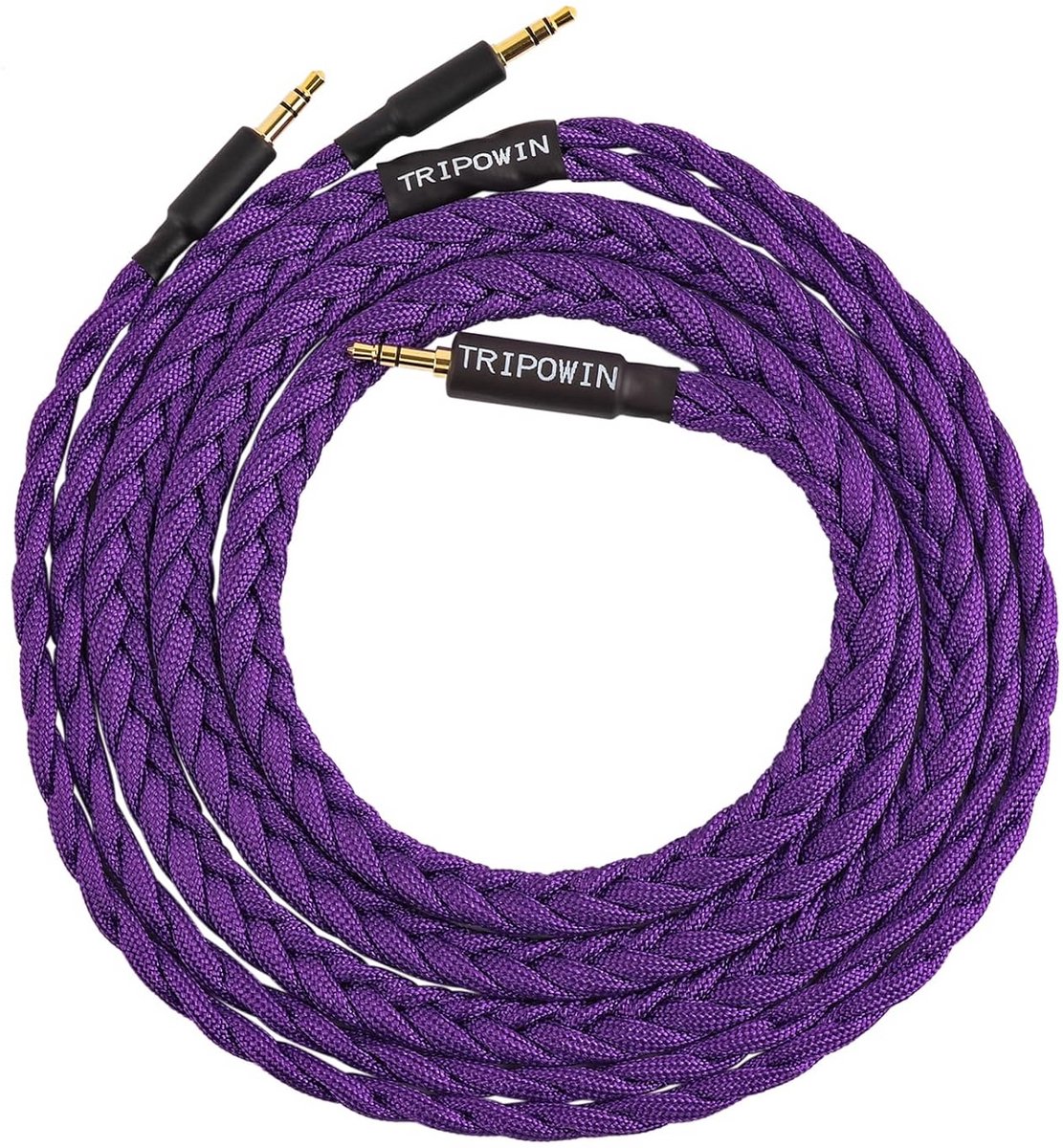 Hoofdtelefoon Kabel Vervanging 2m OFC Koper Dual 3.5mm voor Diverse Hifi Modellen