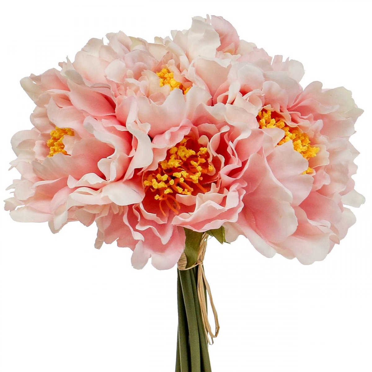 Viana Paeonia Pioen Kunstbloem Pioen Roze Ø6cm 28cm 7 st
