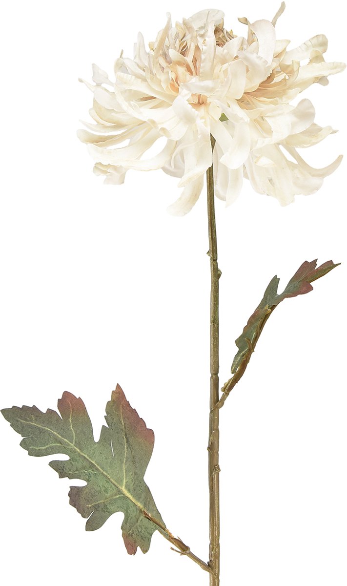 Viana Chrysant Kunstmatige Decoratieve Bloemen Crème L72cm 2st Beige