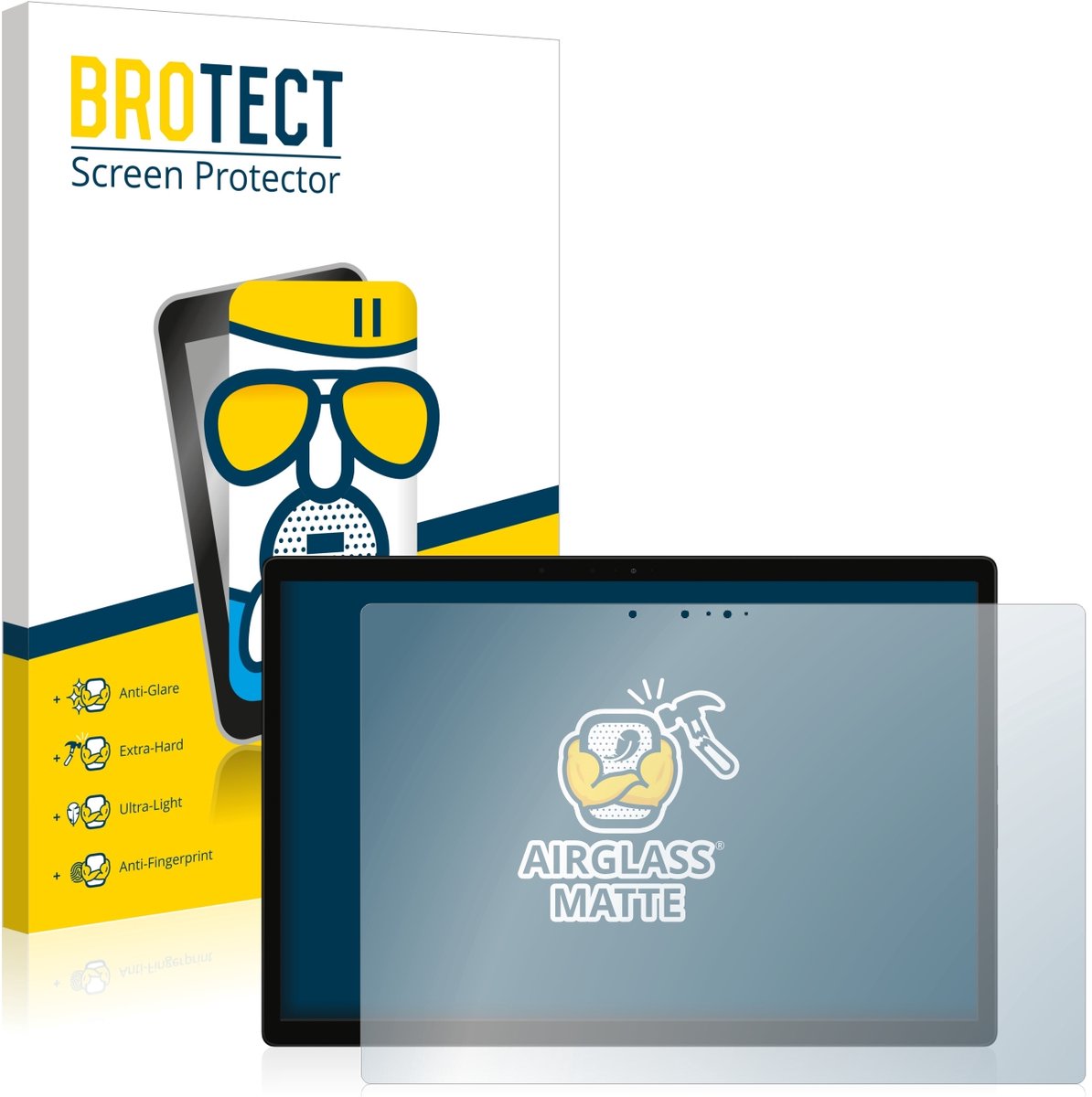 BROTECT - Screenprotector voor Xiaomi Book S 12.4" - Folie Beschermfolie Beschermglas matte