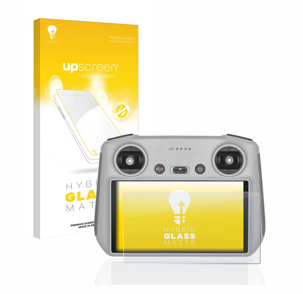 upscreen - Screenprotector voor DJI RC Controller - Folie Beschermfolie Beschermglas matte