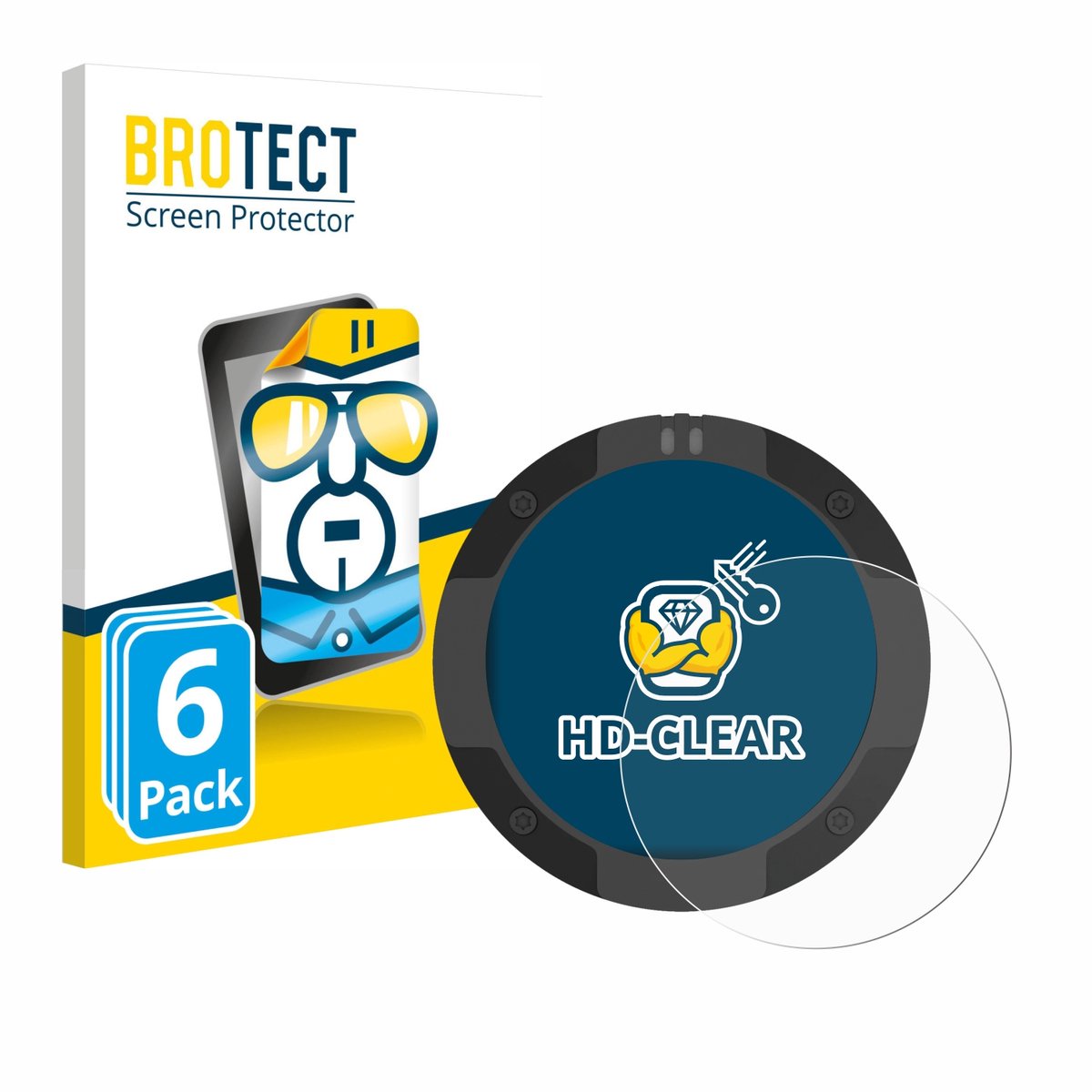BROTECT - Screenprotector voor Beeline Moto II - Folie Beschermfolie transparant 6 Stuks