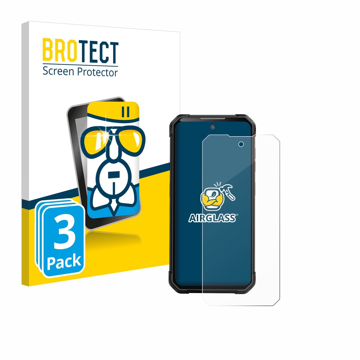 Screenprotector 3 Stuks voor iiiF150 B2 Beschermglas transparant