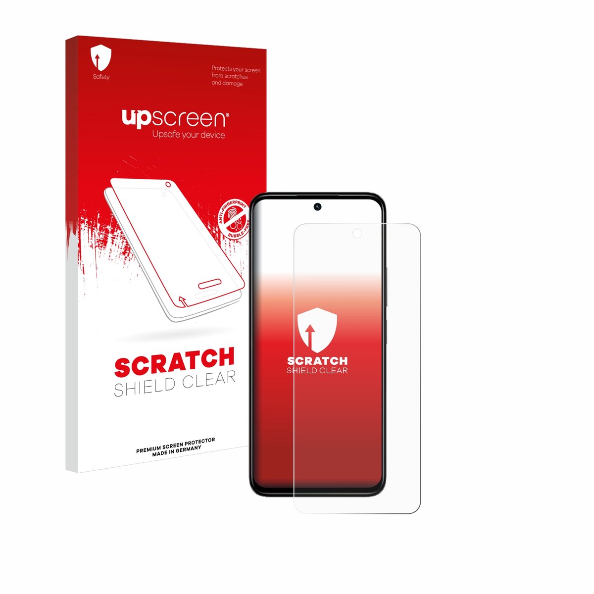 upscreen - Screenprotector voor Xiaomi Redmi 13 - Folie Beschermfolie transparant