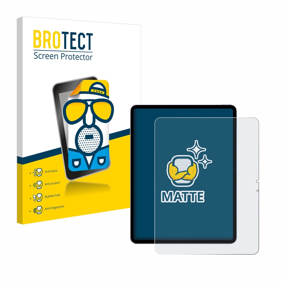 BROTECT - Screenprotector voor Apple iPad Air 13" M2 2024 - Folie Beschermfolie matte