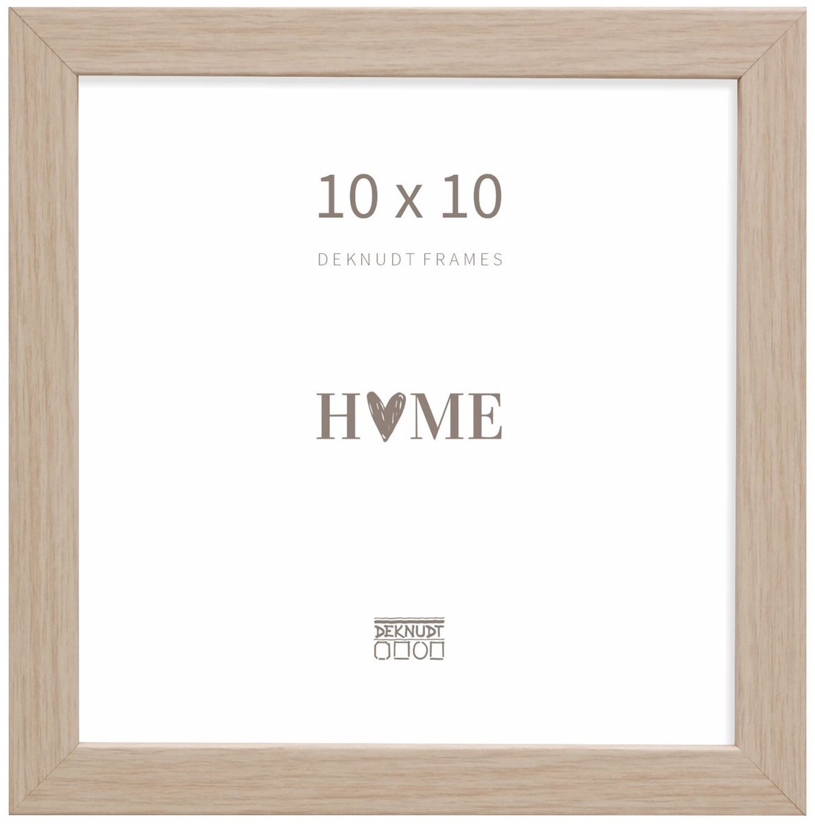 Deknudt Frames fotolijst S45RJ1 - naturel eikkleur - hout - 10x10 cm