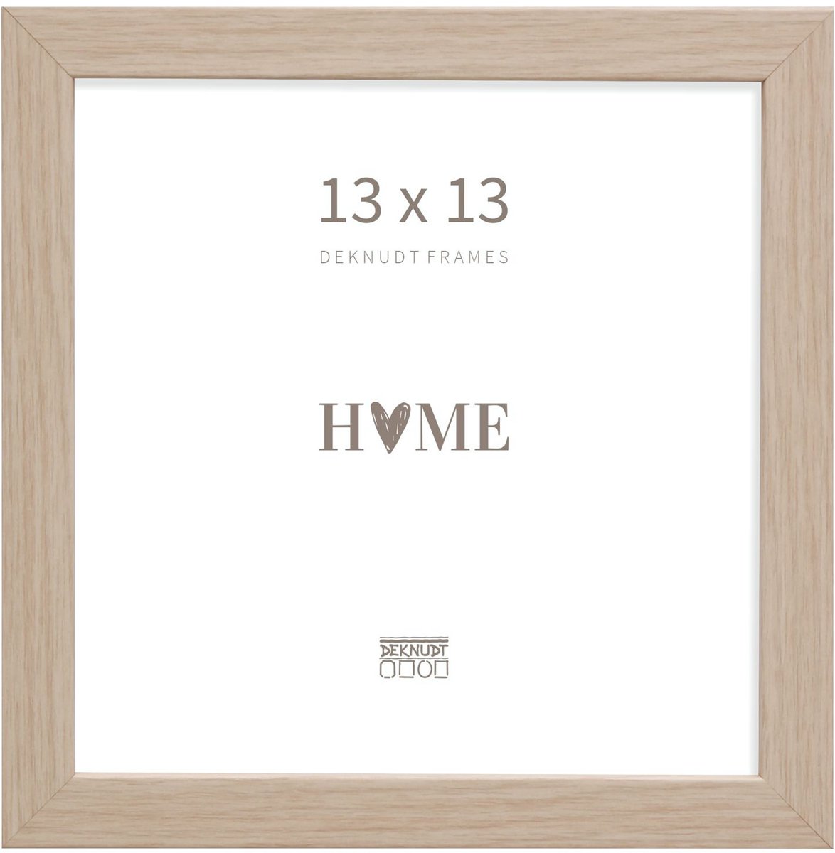 Deknudt Frames fotolijst S45RJ1 - naturel eikkleur - hout - 13x13 cm