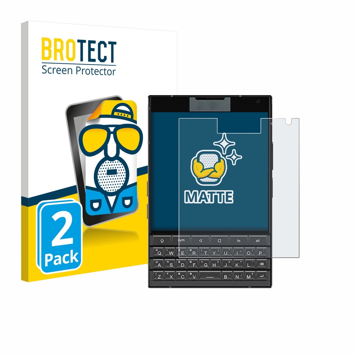 BROTECT - Screenprotector voor Unihertz Titan 2 - Folie Beschermfolie matte 2 Stuks