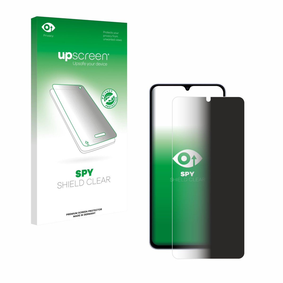 upscreen - privacy screenprotector voor Samsung Galaxy A07 4G - Folie Beschermfolie Blauwlichtfilter