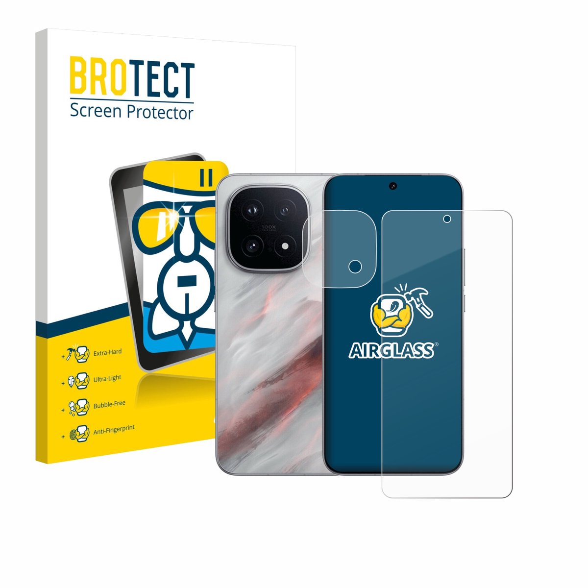 Screenprotector voor Vivo iQOO 15 (Voor+Camera) Beschermglas transparant