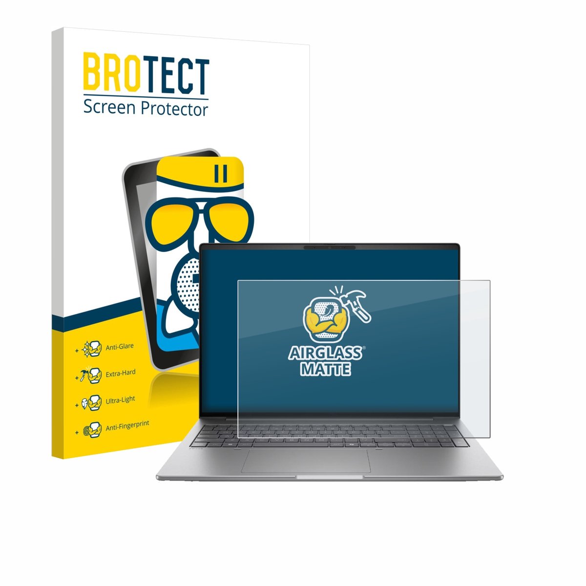 BROTECT - Screenprotector voor HP ZBook 8 G1i 16" - Folie Beschermfolie Beschermglas matte