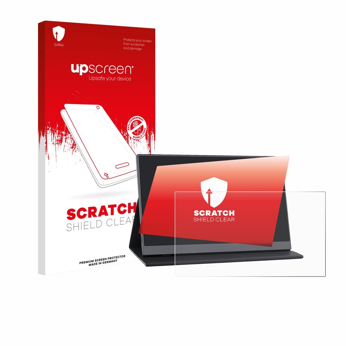 upscreen - Screenprotector voor COOLHOOD 15.6 - Folie Beschermfolie transparant