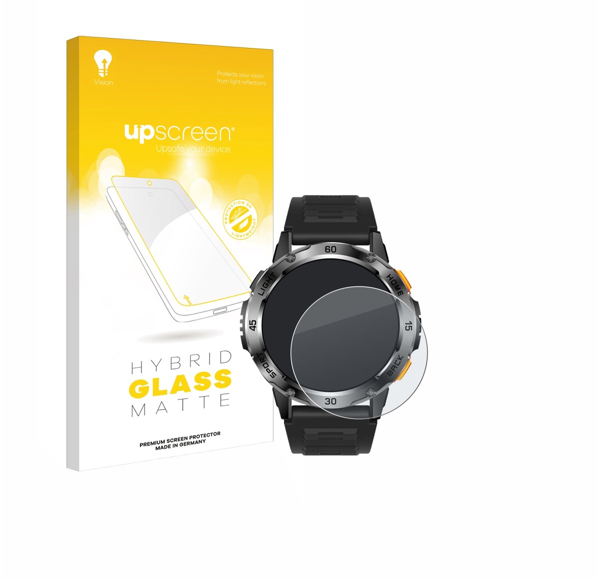 upscreen - Screenprotector voor BlitzWolf BW-AT7 - Folie Beschermfolie Beschermglas matte