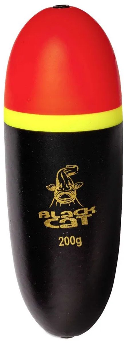 Black Cat Maxi Foam Dobber - Zwart - 25cm - 300g - Geel — afbeelding 3