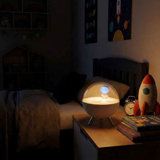 Mary's LED nachtlampje maan blauw, lampje voor kinderkamer, USB regelbare RGB verlichting van Mary's — afbeelding 3
