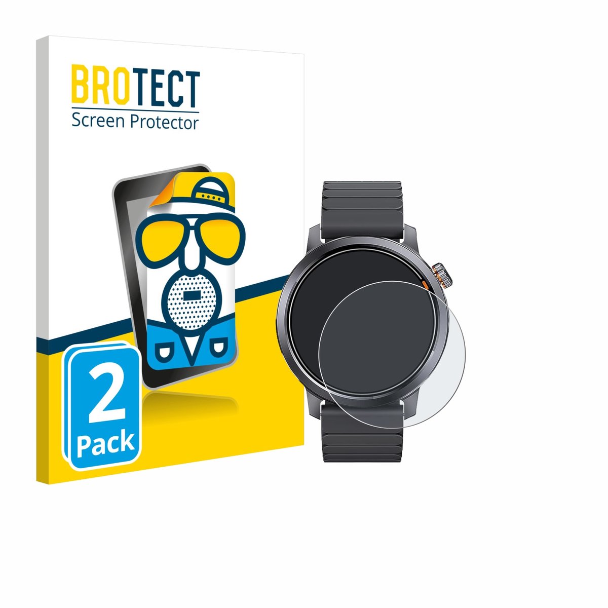 BROTECT - Screenprotector voor Kospet ORB 1.43" - Folie Beschermfolie matte 2 Stuks