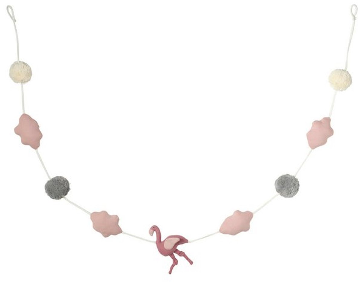 Wandgirlande Jersey Flamingo Groot